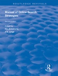 Cover: Manual of Online Search Strategies - Routledge