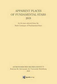 Abbildung von: Apparent Places of Fundamental Stars (APFS) 2019 - dpunkt