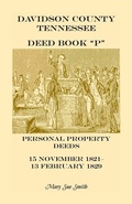 Cover: Davidson County Tennessee Deed Book P - Heritage Books
