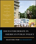 Cover: Issues for Debate in American Public Policy - CQ Press