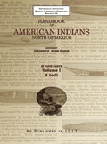 Cover: Handbook of American Indians Volume 1 - Digital Scanning Inc