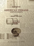 Cover: Handbook of American Indians Volume 4 - Digital Scanning Inc