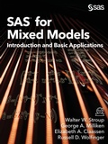 Cover: SAS for Mixed Models - SAS Institute