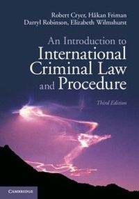 Enlarge image Cover: An Introduction to International Criminal Law and Procedure - Cambridge University Press
