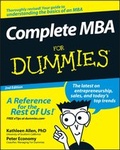 Cover: Complete MBA For Dummies - Wiley
