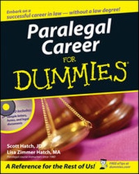 Enlarge image Cover: Paralegal Career For Dummies - Wiley