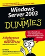 Cover: Windows Server 2003 For Dummies - Wiley