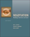 Cover: Negotiation: Readings, Exercises, and Cases - McGraw-Hill Professional
