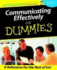 Enlarge image Cover: Communicating Effectively For Dummies - Wiley