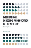 Cover: International Schooling and Education in the 'New Era' - Emerald Publishing Limited