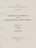 Cover: San Pablo Cave and El Cayo on the Usumacinta River, Chiapas, Mexico - New World Archaeological Foundation