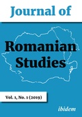 Cover: Journal of Romanian Studies - ibidem
