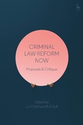 Bild: Criminal Law Reform Now - Hart Publishing