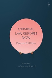 Abbildung von: Criminal Law Reform Now - Hart Publishing
