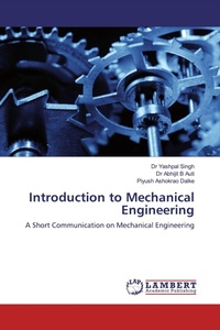 Enlarge image Cover: Introduction to Mechanical Engineering - LAP Lambert Academic Publishing