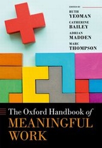 Abbildung von: The Oxford Handbook of Meaningful Work - OUP eBook