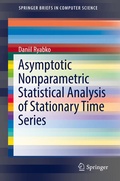 Cover: Asymptotic Nonparametric Statistical Analysis of Stationary Time Series - Springer