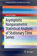 Cover: Asymptotic Nonparametric Statistical Analysis of Stationary Time Series - Springer
