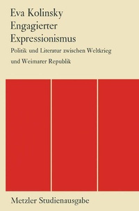 Enlarge image Cover: Engagierter Expressionismus - J.B. Metzler