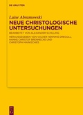 Cover: Neue Christologische Untersuchungen - De Gruyter