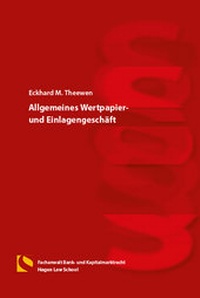 Abbildung von: Allgemeines Wertpapier-und Einlagengeschäft - Hagener Wissenschaftsverlag