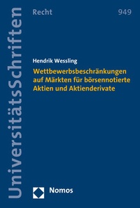 Abbildung von: Wettbewerbsbeschränkungen auf Märkten für börsennotierte Aktien und Aktienderivate - Nomos