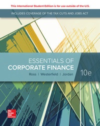 Enlarge image Cover: ISE Essentials of Corporate Finance - McGraw-Hill Education
