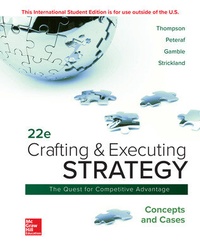 Enlarge image Cover: ISE Crafting & Executing Strategy: Concepts and Cases - McGraw-Hill Education