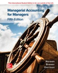 Cover: ISE Managerial Accounting for Managers - McGraw-Hill Education
