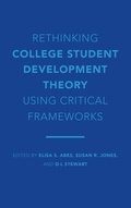 Cover: Rethinking College Student Development Theory Using Critical Frameworks - Stylus Publishing