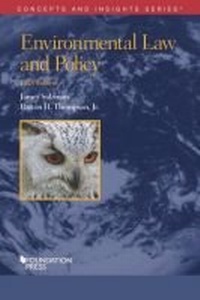 Abbildung von: Environmental Law and Policy - Foundation Press