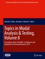 Cover: Topics in Modal Analysis & Testing, Volume 8 - Springer