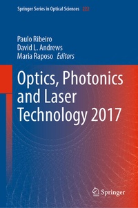 Enlarge image Cover: Optics, Photonics and Laser Technology 2017 - Springer