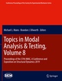 Cover: Topics in Modal Analysis & Testing, Volume 8 - Springer