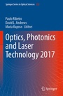 Cover: Optics, Photonics and Laser Technology 2017 - Springer