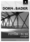 Cover: Dorn / Bader Physik SI - Ausgabe 2017 f&uuml;r Baden-W&uuml;rttemberg - Schroedel