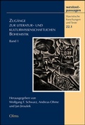 Cover: Zug&auml;nge zur literatur- und kulturwissenschaftlichen Bohemistik - Georg Olms Verlag