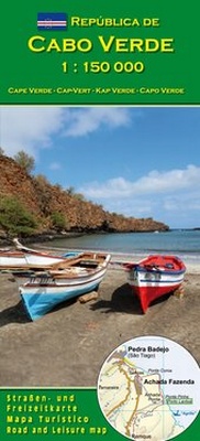 Abbildung von: Cabo Verde 1:150.000 - AB Kartenverlag