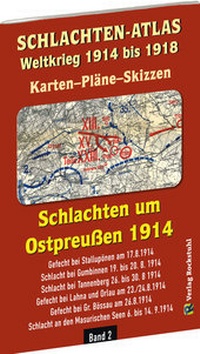 Abbildung von: Historische Karten: SCHLACHTEN UM OSTPREUSSEN 1914 - Verlag Rockstuhl