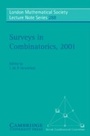 Cover: Surveys in Combinatorics, 2001 - Cambridge University Press