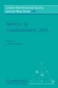 Bild: Surveys in Combinatorics, 2001 - Cambridge University Press
