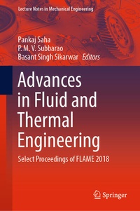 Enlarge image Cover: Advances in Fluid and Thermal Engineering - Springer