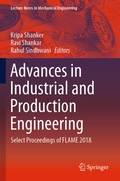 Cover: Advances in Industrial and Production Engineering - Springer