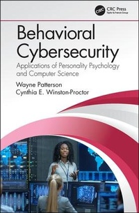Enlarge image Cover: Behavioral Cybersecurity - CRC Press