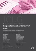 Cover: The International Comparative Legal Guide to 2019 - Global Legal Group Ltd
