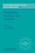 Cover: Probability, Statistics and Analysis - Cambridge University Press