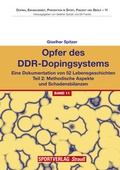 Cover: Opfer des DDR-Dopingsystems. Teil 2 - Sportverlag Strau&szlig;