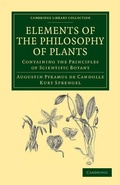 Cover: Elements of the Philosophy of Plants - Cambridge University Press