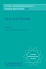 Cover: Sets and Proofs - Cambridge University Press