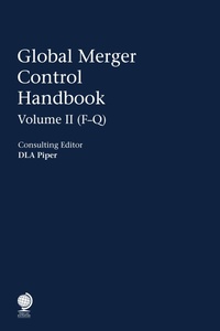 Abbildung von: Global Merger Control Handbook - Globe Law and Business